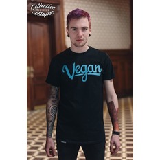 Herren T-Shirt - Vegan Letters - COLLECTIVE COLLAPSE, COLLECTIVE COLLAPSE